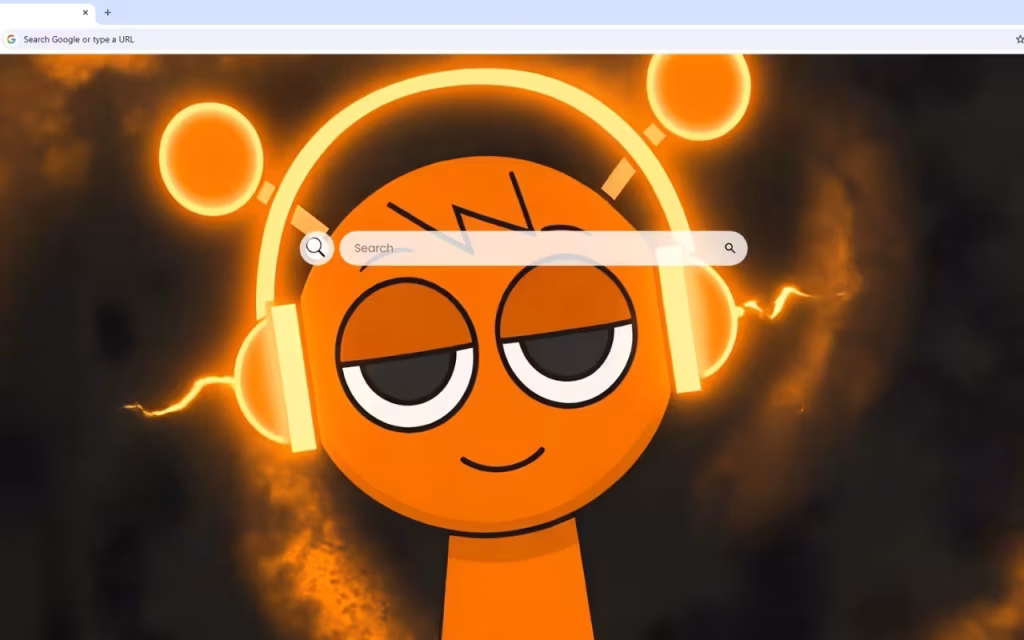 Incredibox Sprunki Oren Black Live Wallpaper