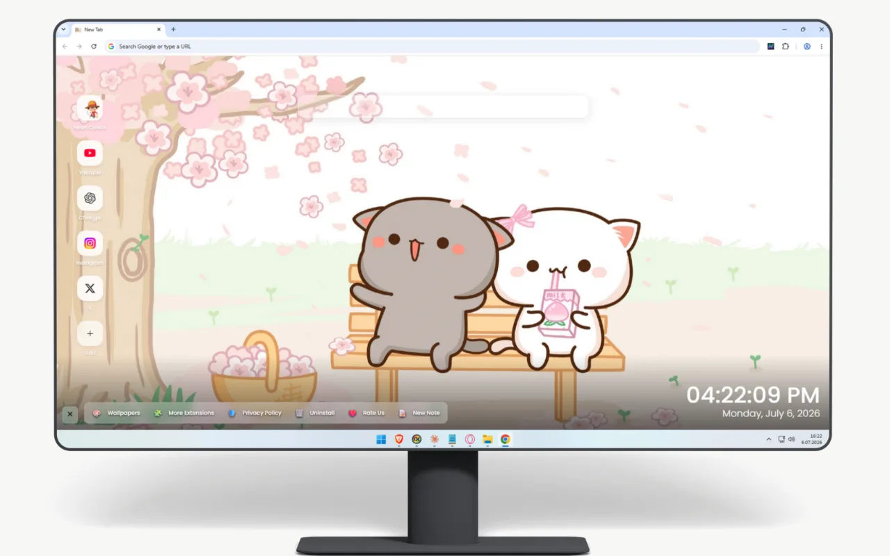 Peach & Goma Wallpapers