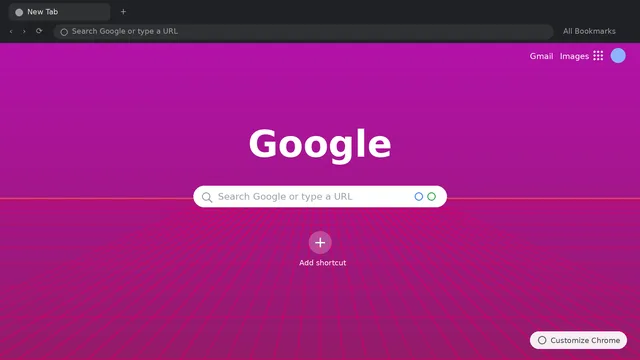 Glitch Arena Chrome Theme