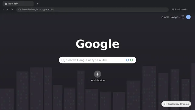 Noir Black Chrome Theme