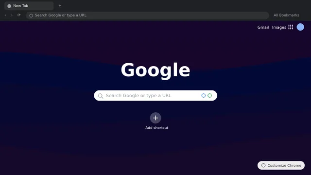 Nova Blue Chrome Theme