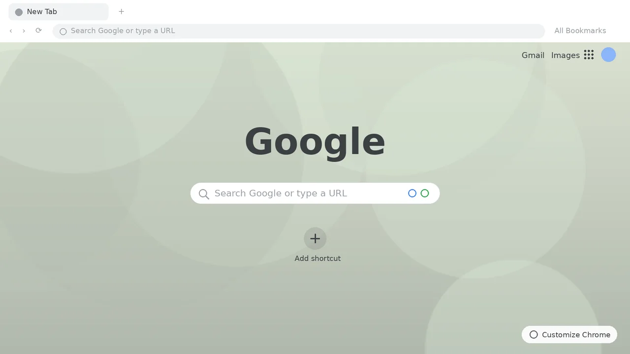 Quiet Canvas Chrome Theme