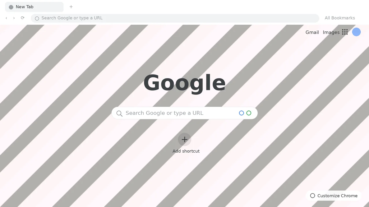 Quiet Chalk Chrome Theme