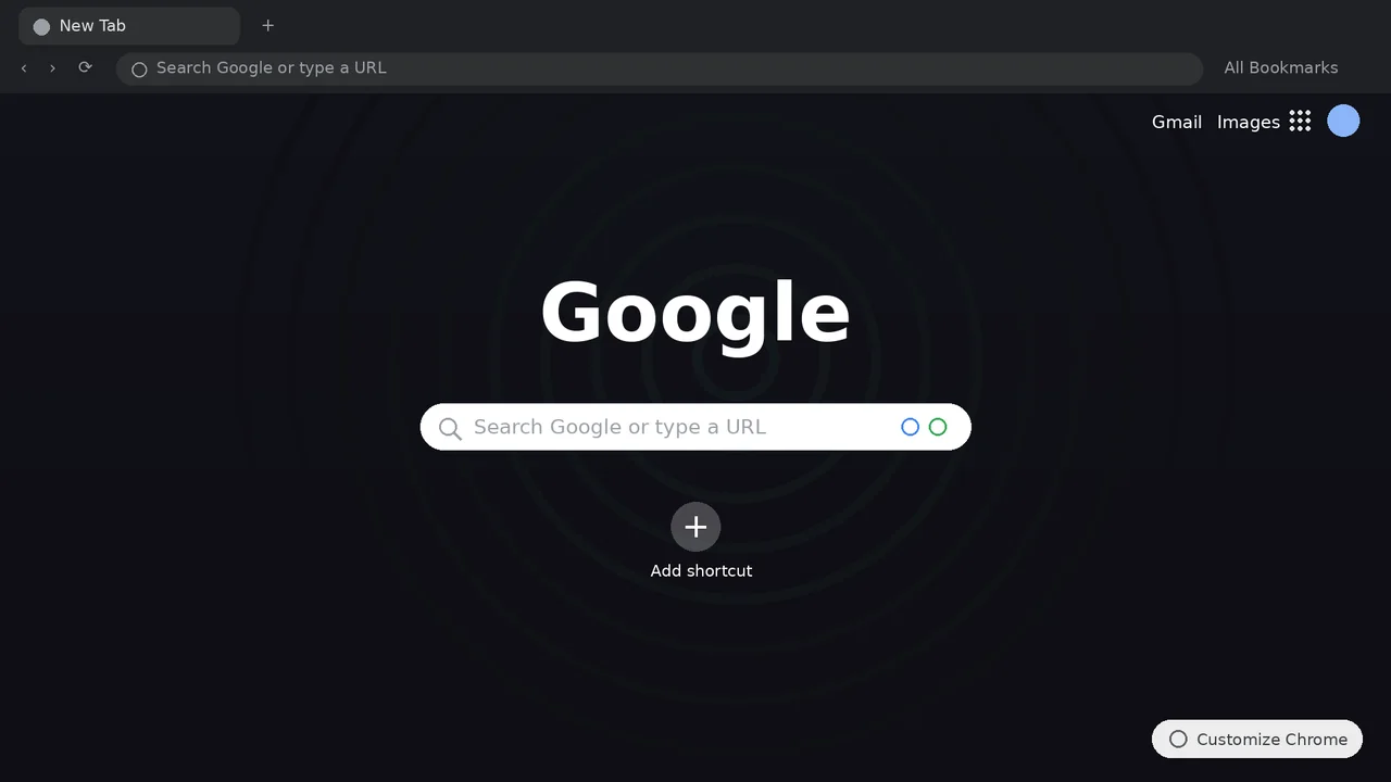 Shadow Mode Chrome Theme