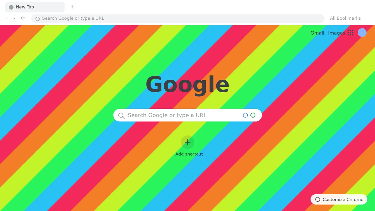 Sherbet Rush Chrome Theme