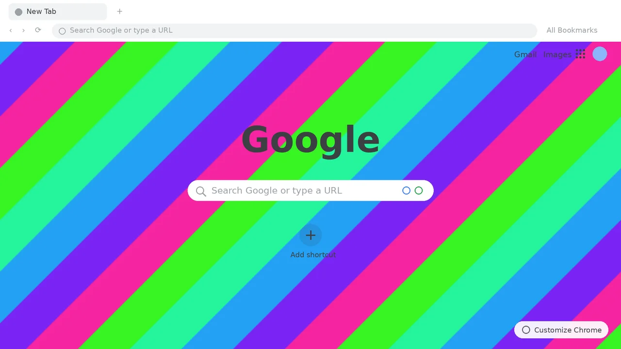 Vivid Party Chrome Theme