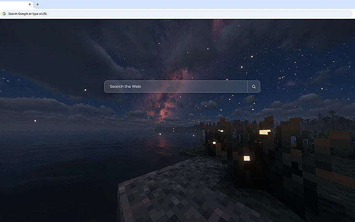 Minecraft Nebula Night Live Wallpaper