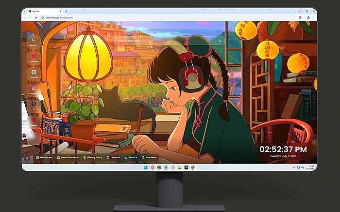 Anime Lofi Student Girls Wallpaper – Cozy Study Backgrounds